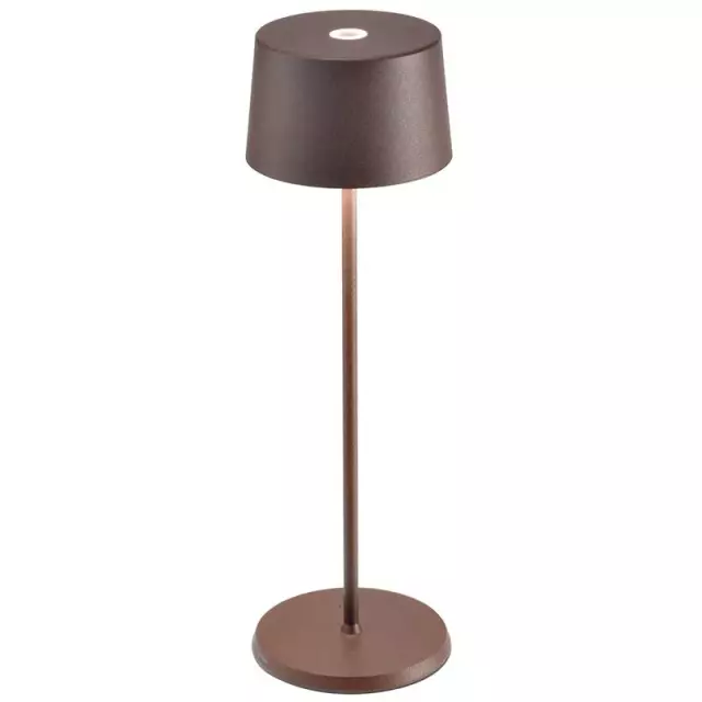 Zahradní lampička OLIVIA hnědá - 35 cm