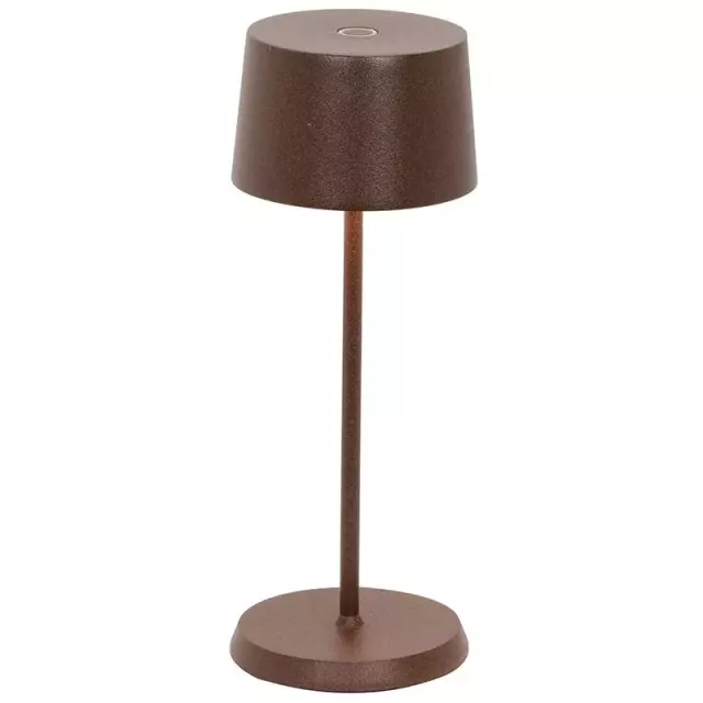 Zahradní lampička OLIVIA hnědá- 20 cm