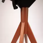 Zahradní stolová podnož CELESTE oranžová pro desky max Ø80 cm nebo 80×80 cm