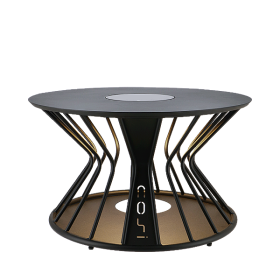Cosilumia round black ø 70 x 41 cm
